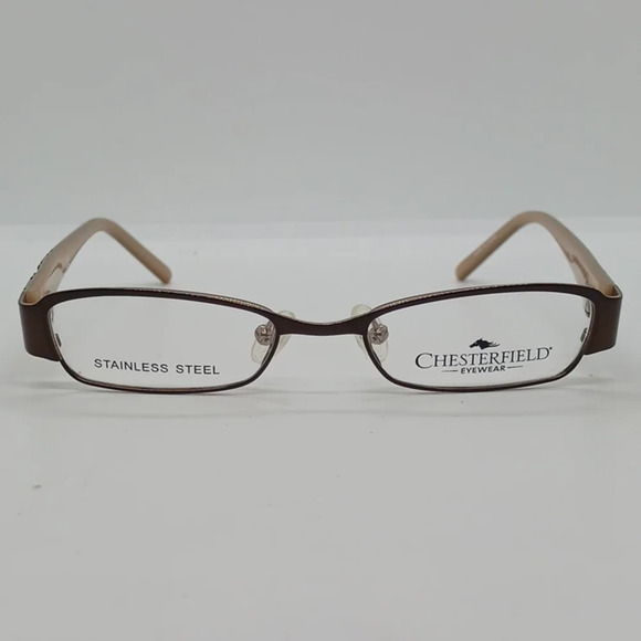 NWT KIDS CHESTERFIELD EYEGLASS FRAMES 454 BROWN